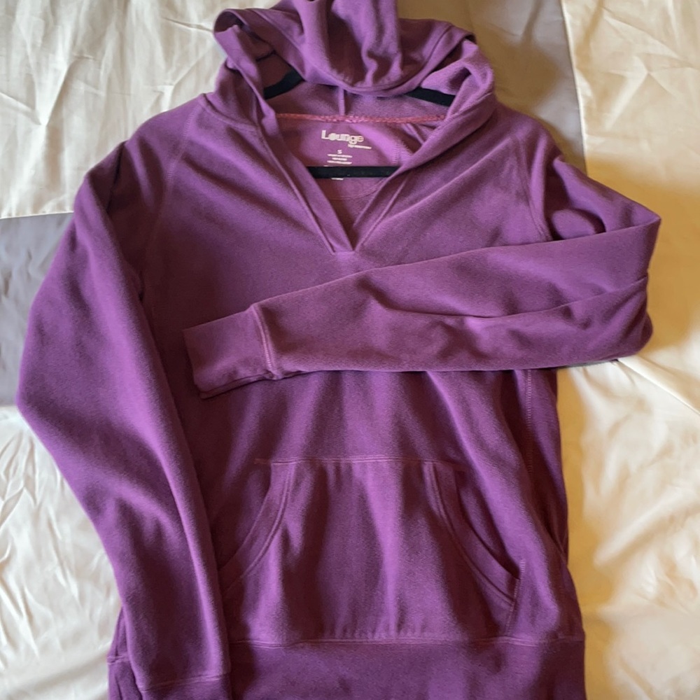 Maurice’s soft purple hoodie